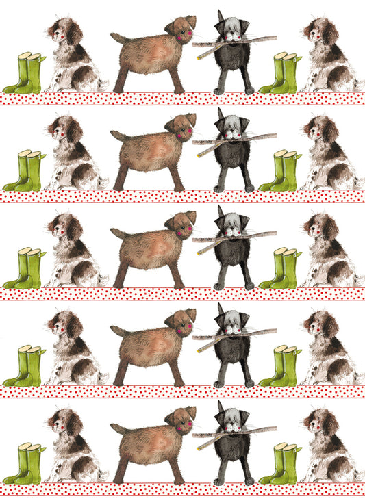 COUNTRY DOGS LARGE NOTEBOOK SNL11