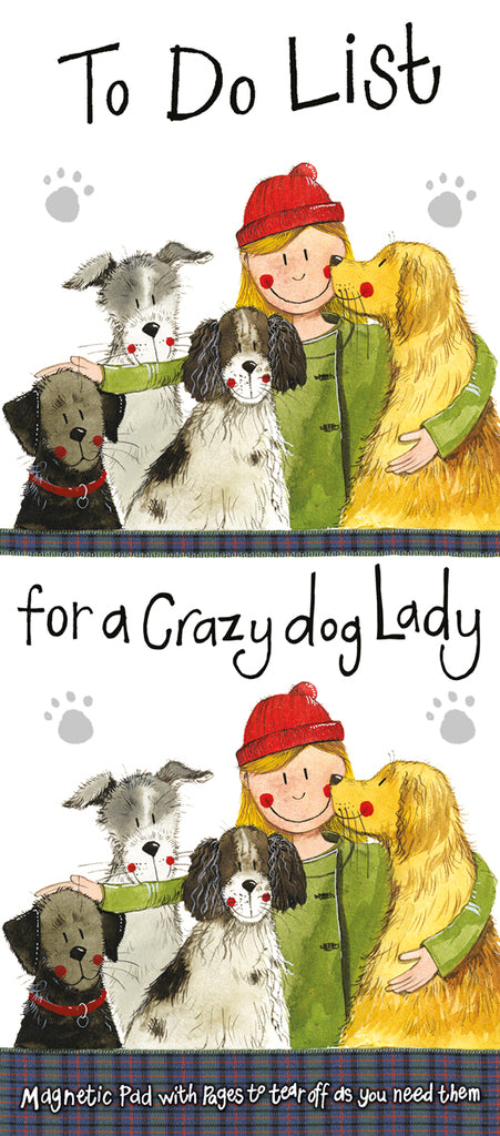 ALEX CLARK CRAZY DOG LADY MAGNETIC TO DO LIST MNP28 | 260818