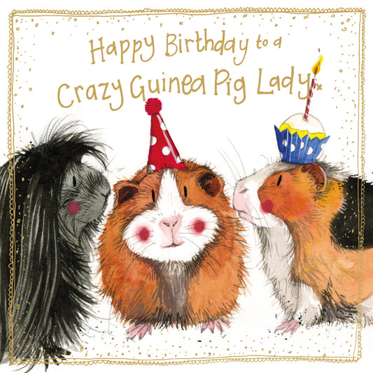 ALEX CLARK GRAZY GUINEA PIG SPARKLE CARD S563 | 260881