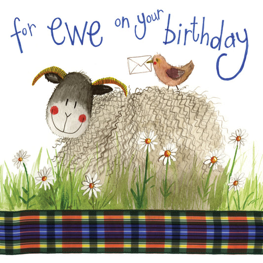ALEX CLARK BIRTHDAY SHEEP CARD S105 | 260890