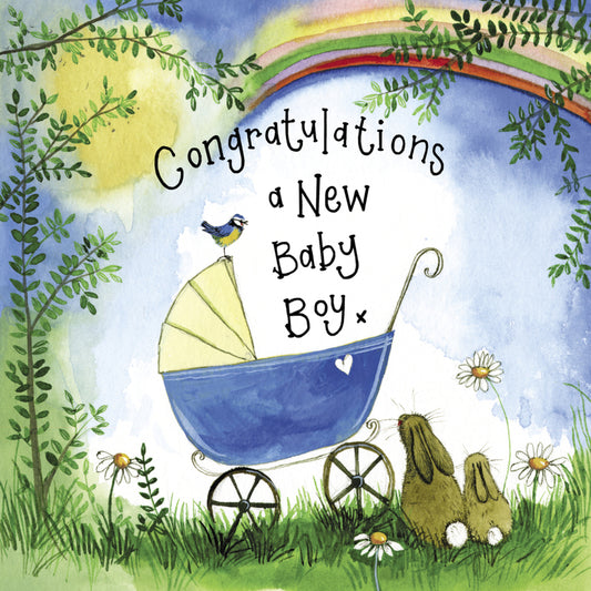 ALEX CLARK SUNSHINE BLUE PRAM FOIL CARD S427 | 260906