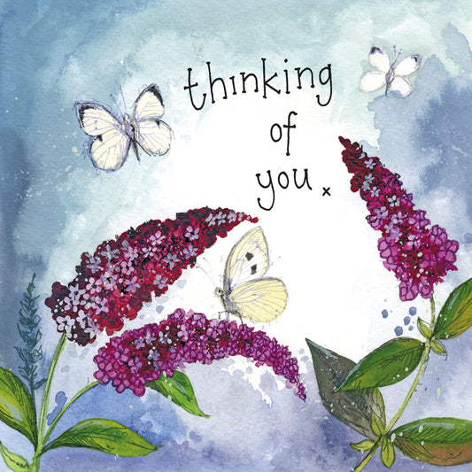 ALEX CLARK BUTTERFLIES AND BUDDLEIA CARD S439  | 260922