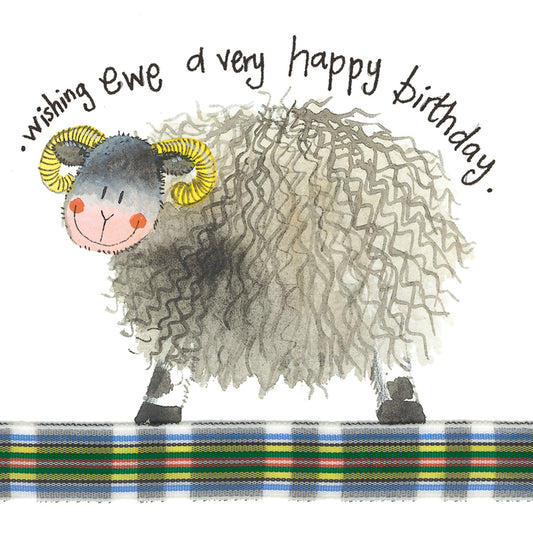 ALEX CLARK WISHING EWE BIRTHDAY CARD LS30 | 260973