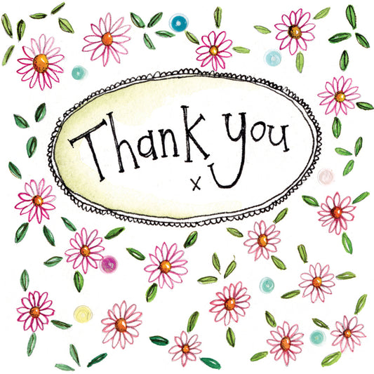 ALEX CLARK FLOWER THANK YOU CARD LS128 | 260978