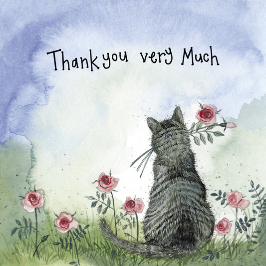 ALEX CLARK SUNSHINE CAT THANK YOU FOIL CARD LS171 | 261001