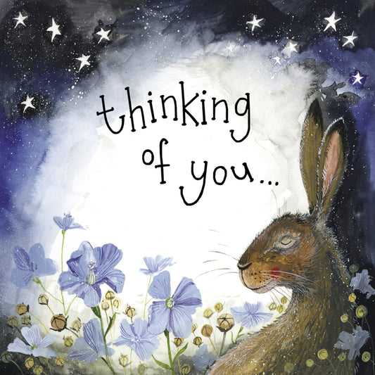 ALEX CLARK STARLIGHT HARE THINKING OF YOU FOIL CARD LS161 | 261015