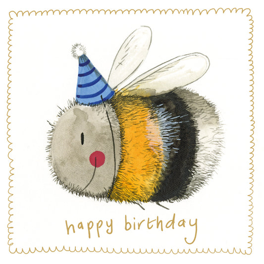 ALEX CLARK BEE AND BLUE PARTY HAT LS205 | 261256