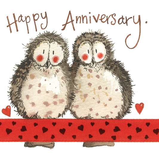 ALEX CLARK ANNIVERSARY OWLS CARD LS23 | 261264