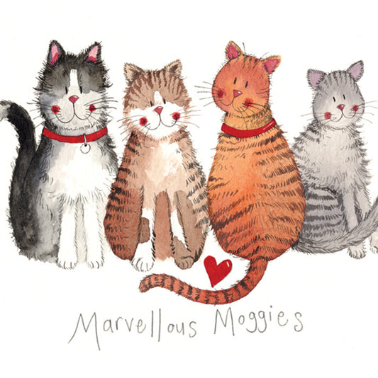 MARVELLOUS MOGGIES FRIDGE MAGNET FM27