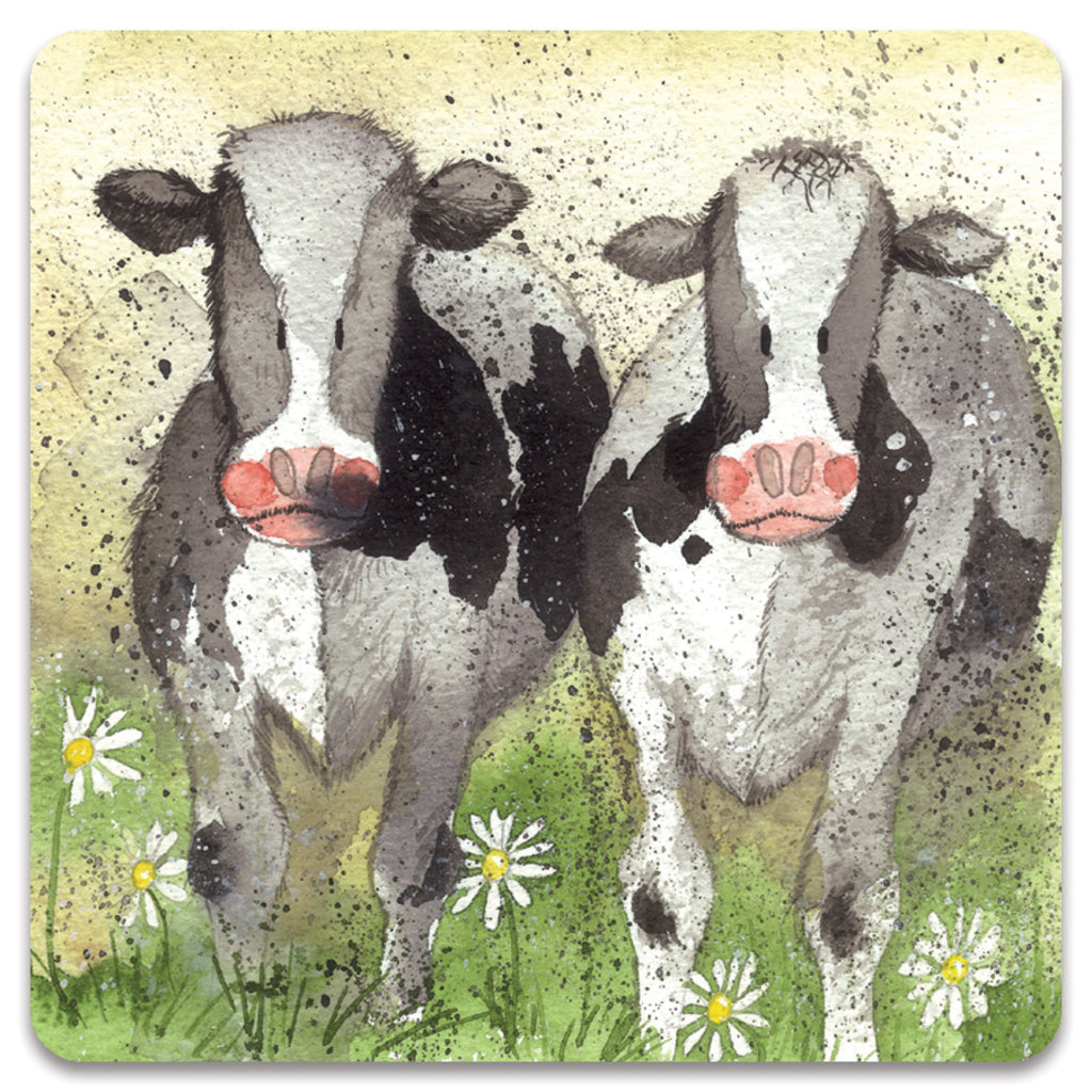 CURIOUS COWS FRIDGE MAGNET FM76