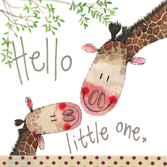 ALEX CLARK HELLO LITTLE ONE NEW BABY CARD S190 | 261399