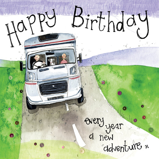 ALEX CLARK MOTORTHOME BIRTHDAY CARD S275 | 261408