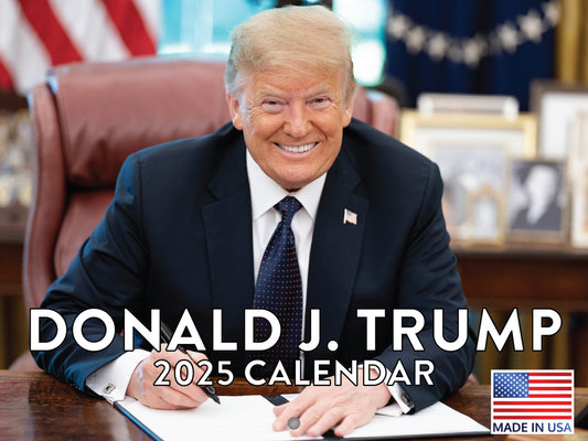 Trump Calendar 2025 Donald Trump Gifts Monthly Wall Calender 12 Month | Made In The USA 261453