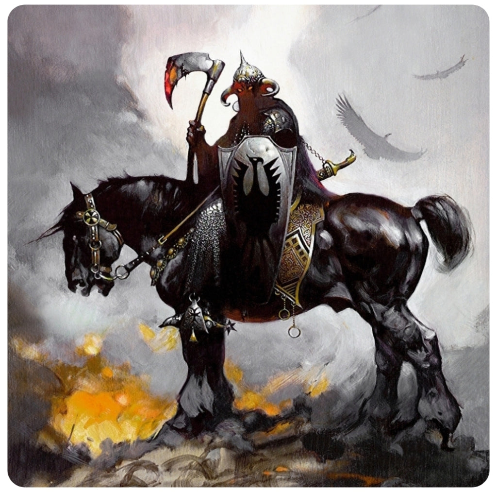 Frank Frazetta Death Dealer Coaster Premium Drink Coaster Resin With Cork Backing 261767 1827 261767