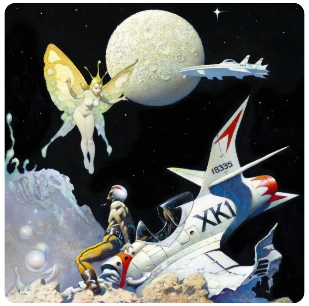 Frank Frazetta Encounter Coaster Premium Drink Coaster Resin With Cork Backing 261769 1829 261769