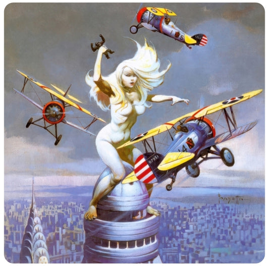 Frank Frazetta Queen Kong Coaster Premium Drink Coaster Resin With Cork Backing 261774 1834 261774