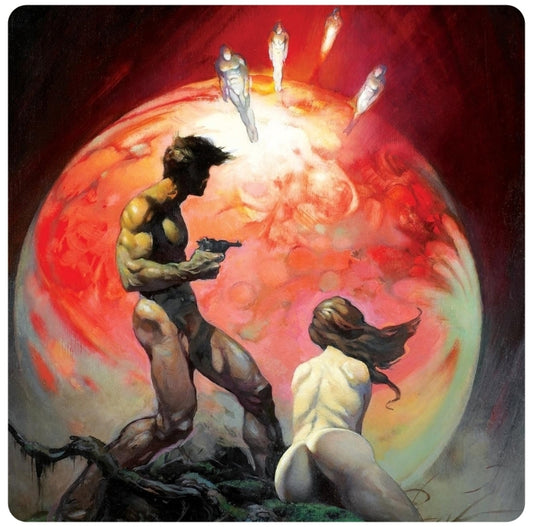 Frank Frazetta Red Planet Coaster Premium Drink Coaster Resin With Cork Backing 261787 1836 261787