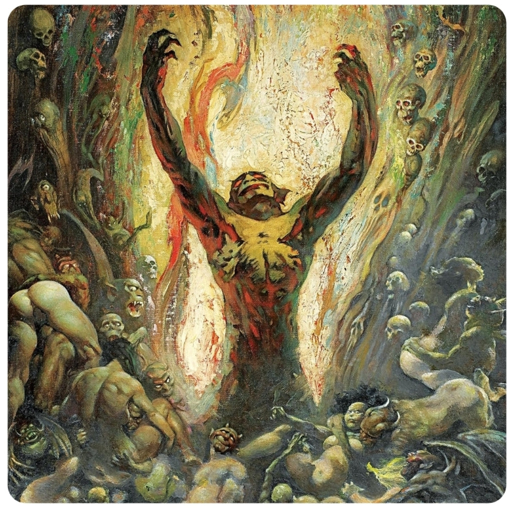 Frank Frazetta Reign of Wizardry Coaster Premium Drink Coaster Resin With Cork Backing 261792 1839 261792