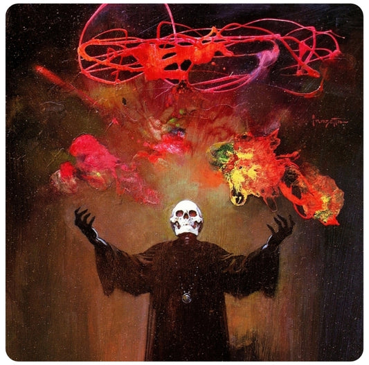 Frank Frazetta Skull King Coaster Premium Drink Coaster Resin With Cork Backing 261794 1841 261794