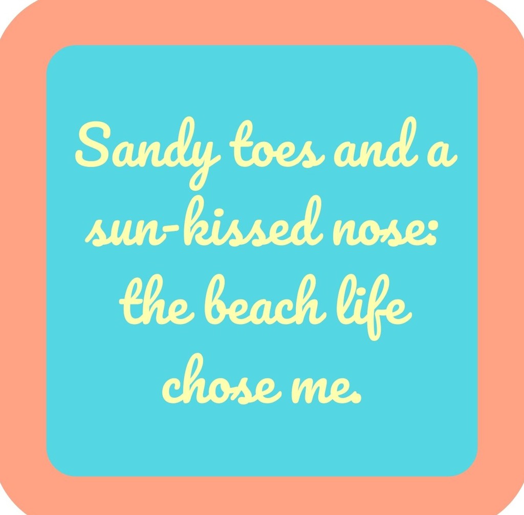 Sandy Toes Premium Drink Coaster Resin With Cork Backing | 2399 | 261843 261843
