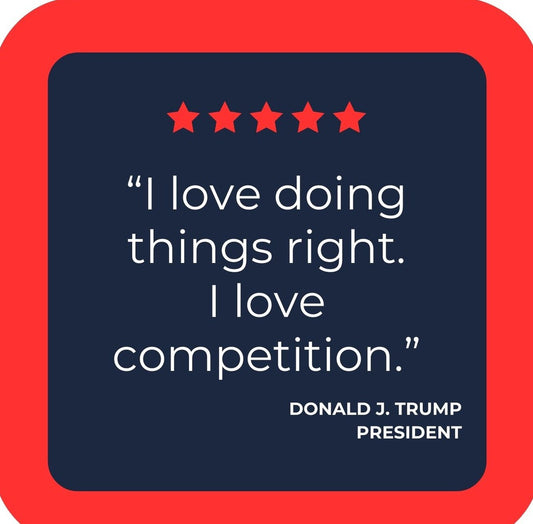 Donald J Trump MAGA Make America Great Again I Love Competition Quote Premium Drink Coaster Resin With Cork Backing | 2408 | 261852 261852