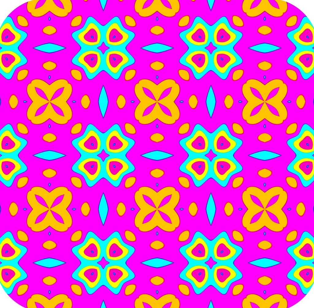 Vibrant Kaleidoscope V5 Premium Drink Coaster Resin With Cork Backing 261869 74854 261869