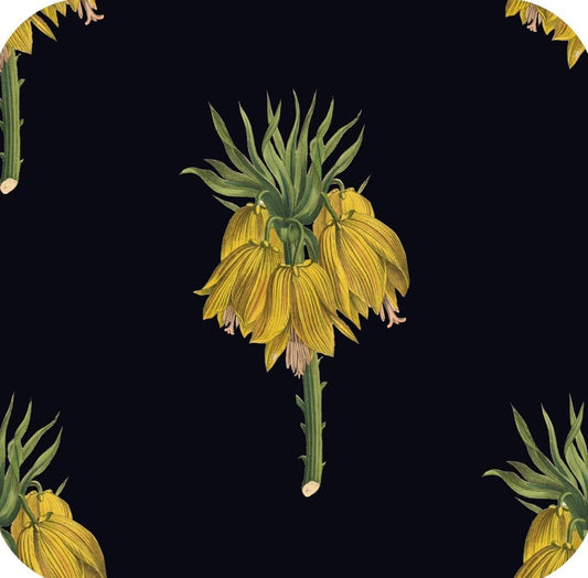Victorian Botanical V3 Premium Drink Coaster Resin With Cork Backing 261874 74859 261874