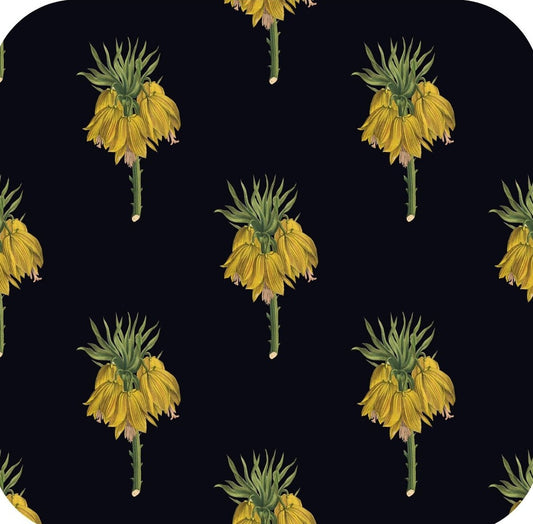 Victorian Botanical V4 Premium Drink Coaster Resin With Cork Backing 261875 74860 261875