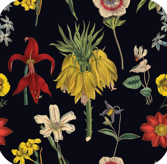 Victorian Botanical V5 Premium Drink Coaster Resin With Cork Backing 261876 74861 261876