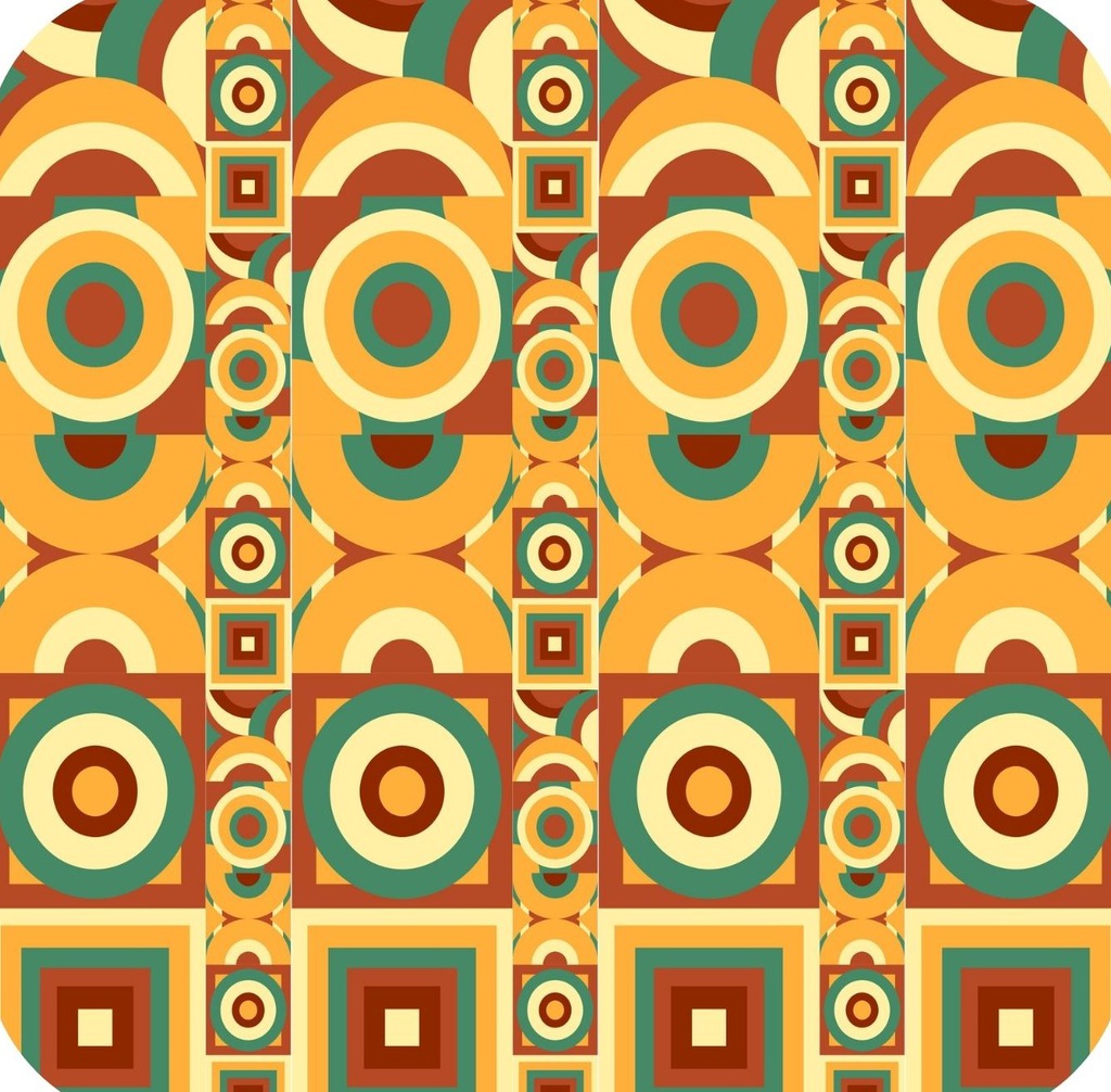 Modern Diversity Green Gold And Caramel V1 Premium Drink Coaster Resin With Cork Backing 261911 74896 261911