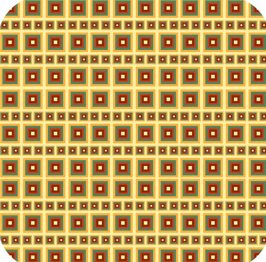 Modern Diversity Green Gold And Caramel V3 Premium Drink Coaster Resin With Cork Backing 261913 74898 261913