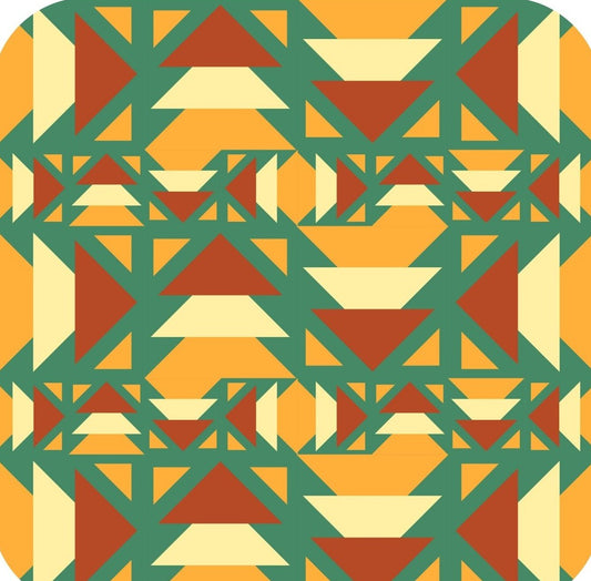 Modern Diversity Green Gold And Caramel V4 Premium Drink Coaster Resin With Cork Backing 261914 74899 261914