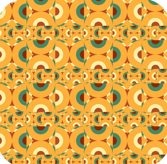 Modern Diversity Green Gold And Caramel V6 Premium Drink Coaster Resin With Cork Backing 261916 74901 261916