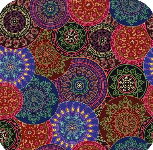 Mandala V1 Premium Drink Coaster Resin With Cork Backing 262012 74997 262012