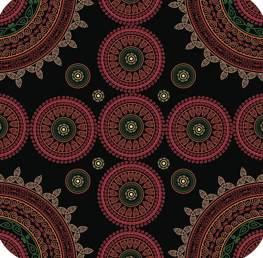 Mandala V2 Premium Drink Coaster Resin With Cork Backing 262013 74998 262013