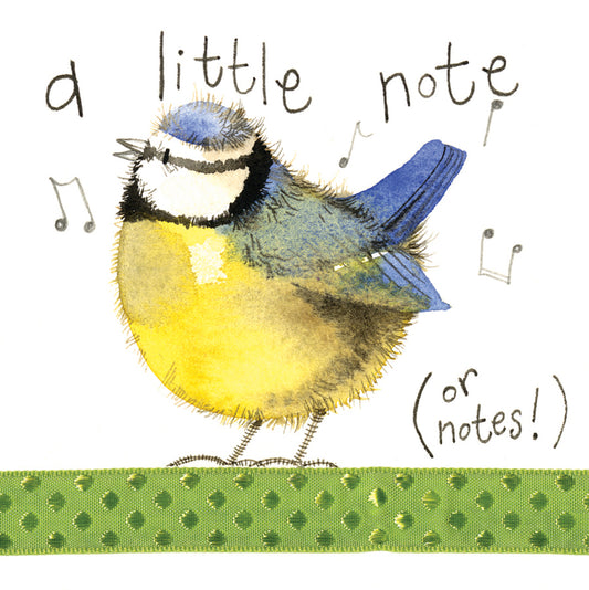 ALEX CLARK LITTLE NOTE BLUE TIT CARD LS43 | 262071