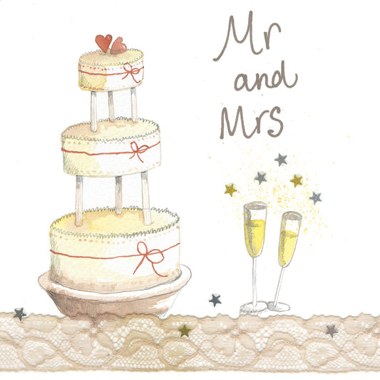 ALEX CLARK MR AND MRS WEDDING CARD S29 | 262104