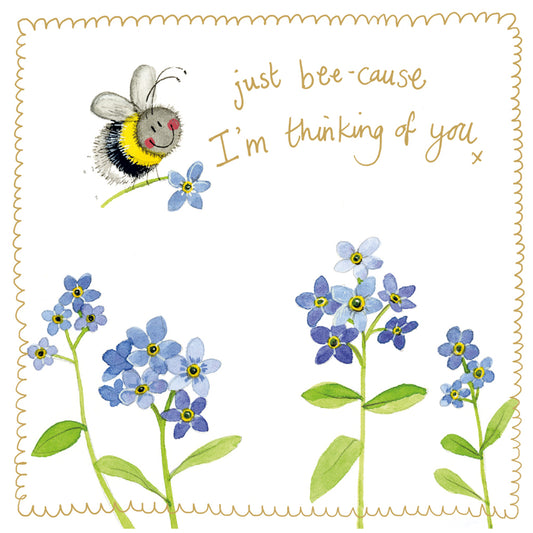 ALEX CLARK BEE THINKING OF YOU SPARKLE CARD S558 | 262161