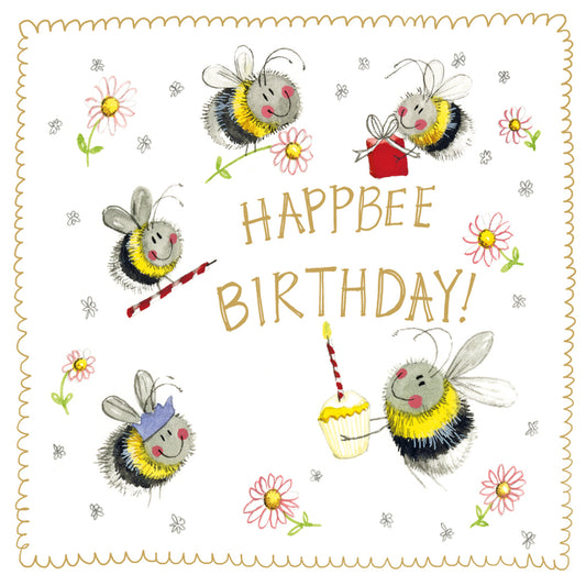 ALEX CLARK BEE PARTY SPARKLE CARD S520 | 262162