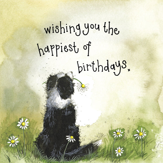 ALEX CLARK SUNSHINE COLLIE BIRTHDAY FOIL CARD S415 | 262164