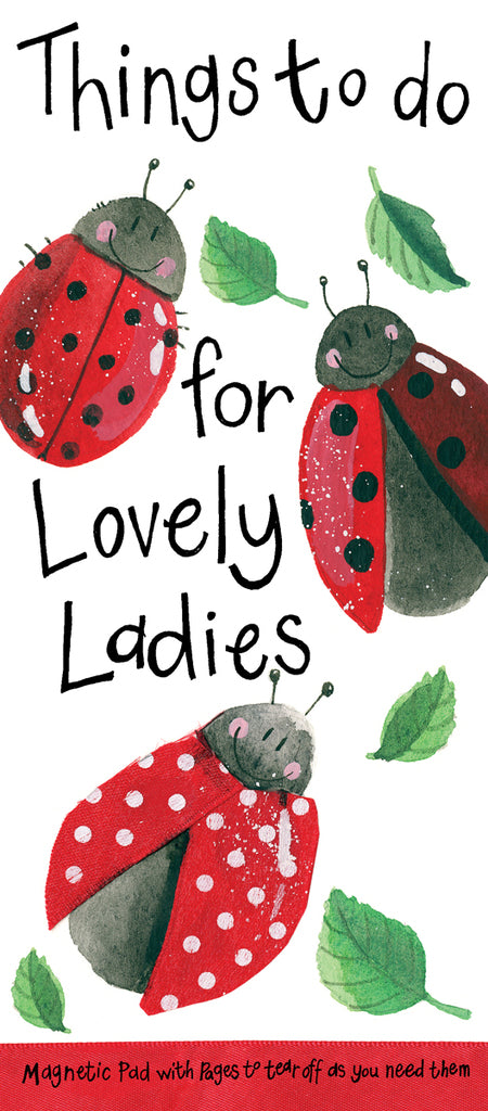 LADYBIRDS MAGNETIC NOTEPAD MNP10