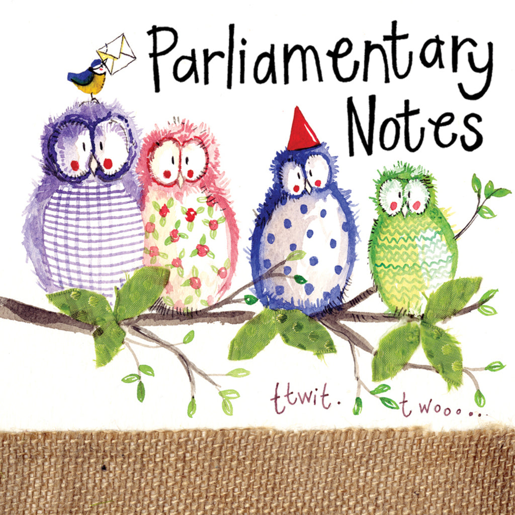 OWL PARTY MINI MAGNETIC NOTEPAD MM10