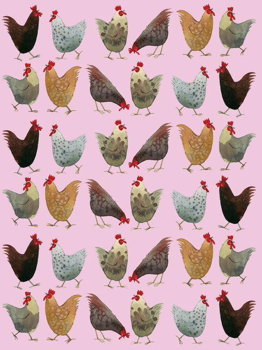 CHICKENS SMALL CHUNKY NOTEBOOK SCN13