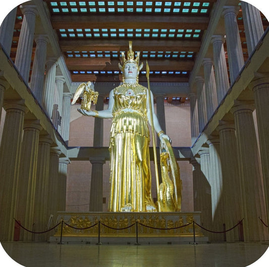 Nashville Tennessee Athena Statue Parthenon Centennial Park Premium Drink Coaster Resin With Cork Backing 262247 75049 262247