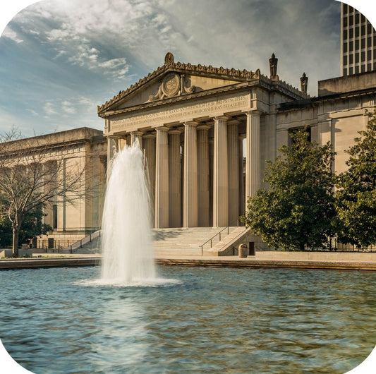 Nashville Tennessee War Memorial Auditorium Premium Drink Coaster Resin With Cork Backing 262257 75059 262257