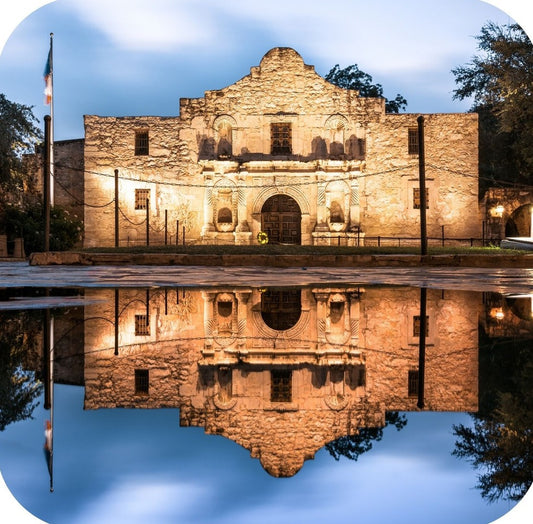 San Antonio Texas The Alamo Premium Drink Coaster Resin With Cork Backing 262336 75138 262336