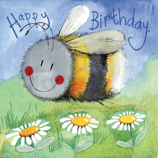 LITTLE BEE BIRTHDAY CARD AC613