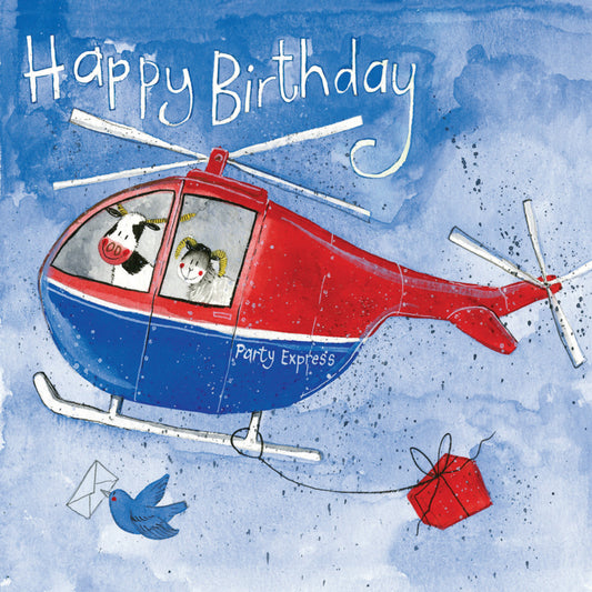 HELICOPTER HEROES BIRTHDAY CARD AC644