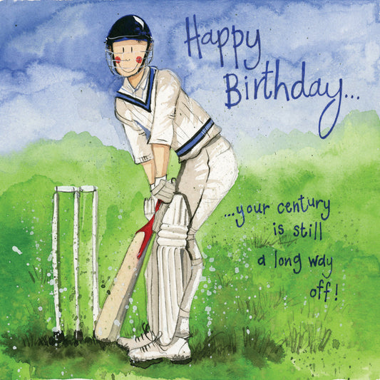 AT THE CREASE BIRTHDAY CARD AC647