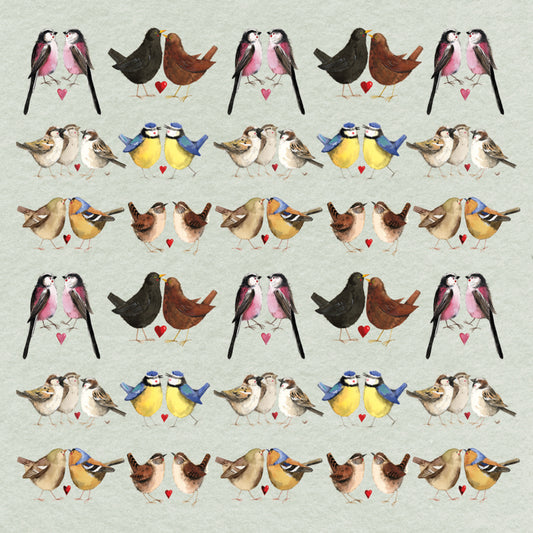 BRILLIANT BIRDS BLANK CARD AC680